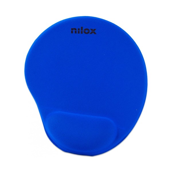 Nilox alfombrilla ratón ergonómica blue